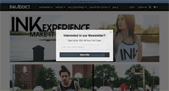 Desktop Screenshot of inkaddict.com